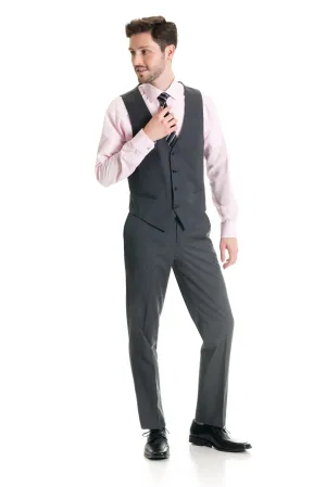 Grey Suit Separates Vest - Super 120's