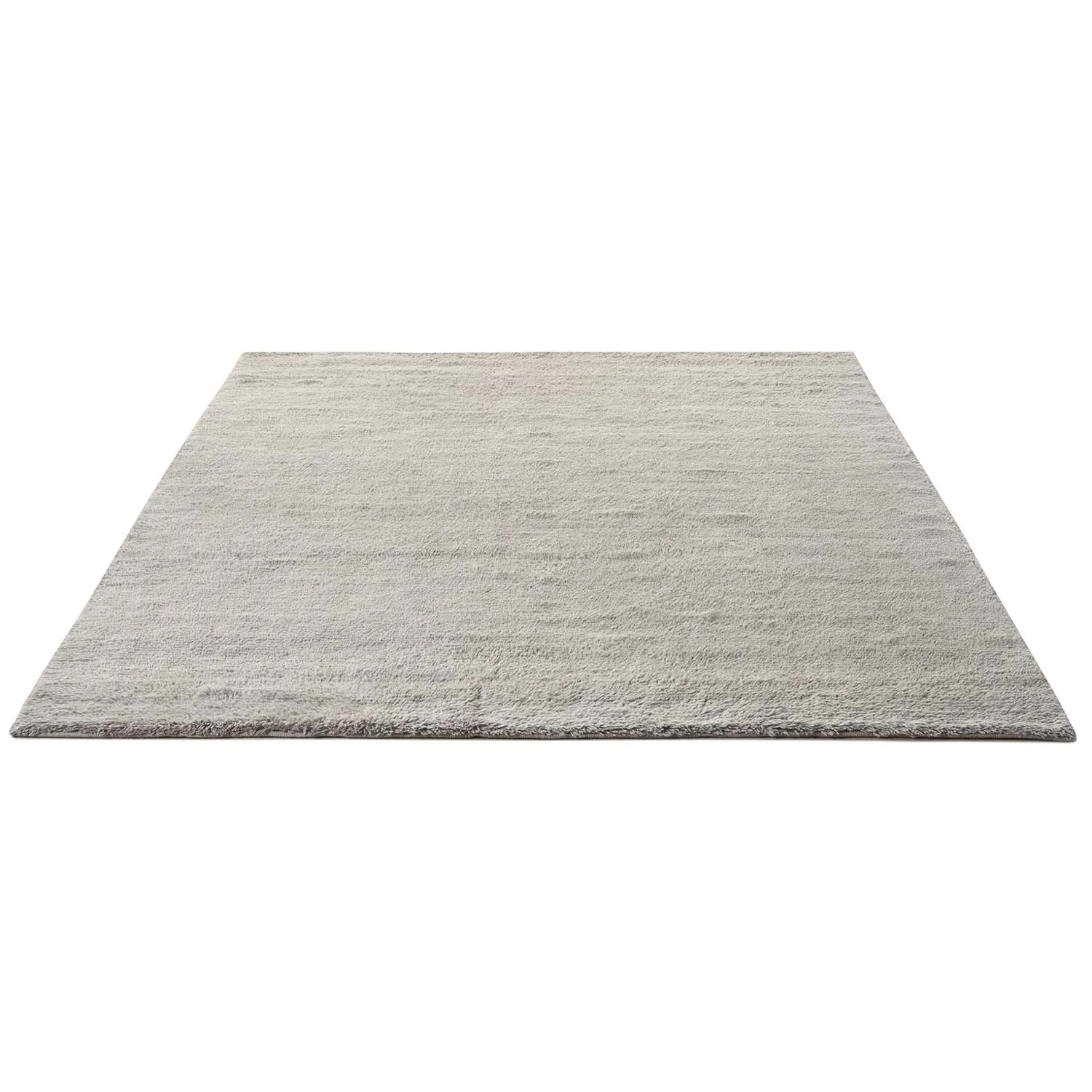 Grey Textured Wool Rug - 8' x 10'