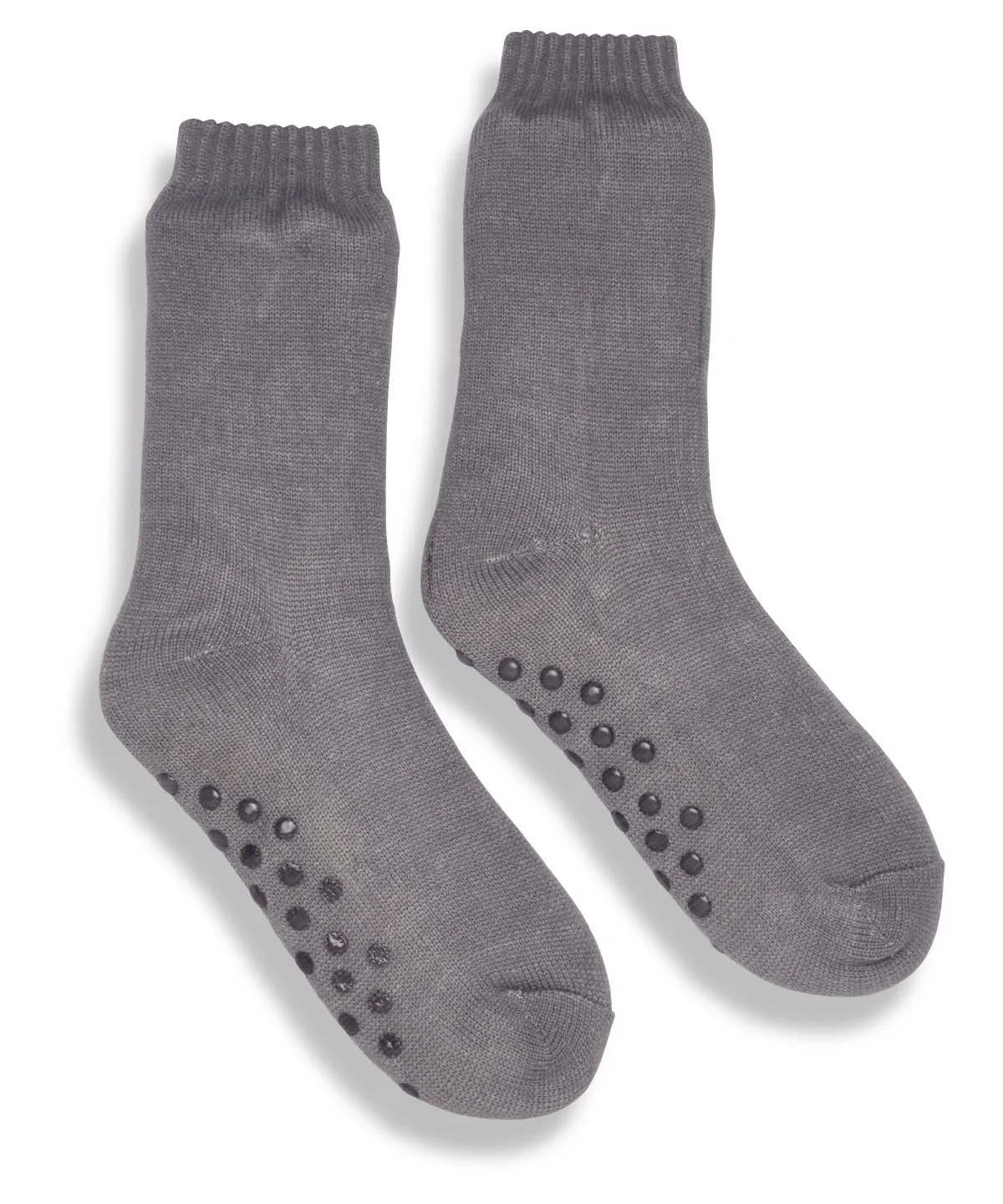 Grey - The Ribbon luxury Eskimo-style fleece socks