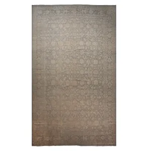 Grey Traditional Wool Rug - 15'8" x 26'1"