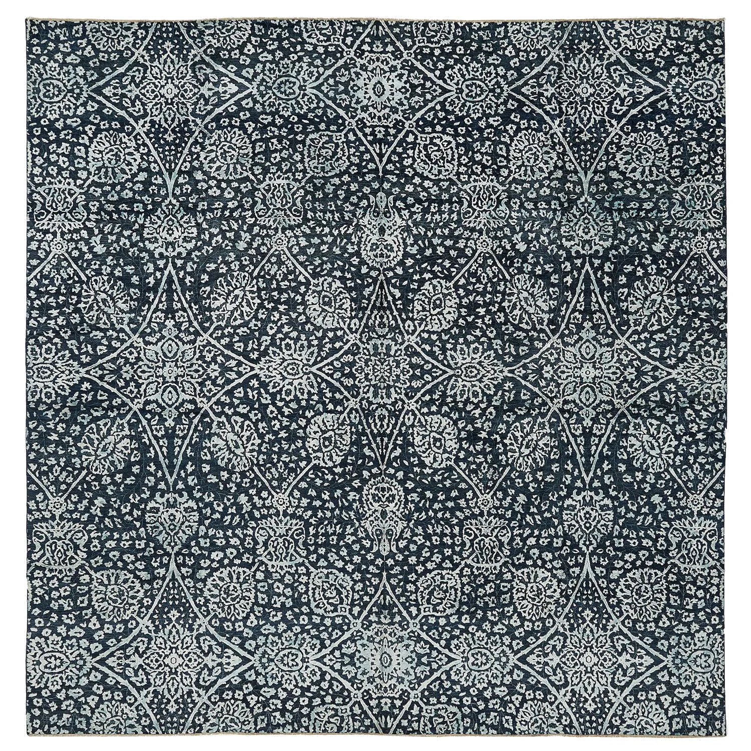 Grey Transitional Wool Rug - 14'11" x 15'2"