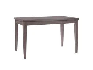 Grey Wood Dining Table, Counter Height