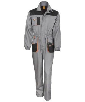 Grey/Black/Orange - Work-Guard lite coverall