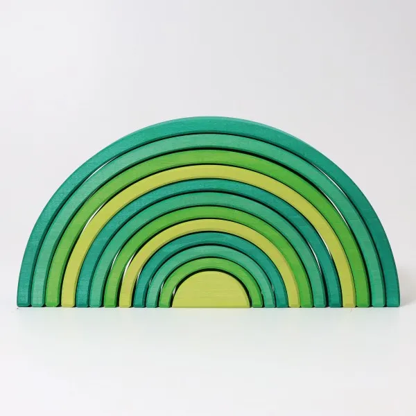 Grimm's tunnel rainbow forest green