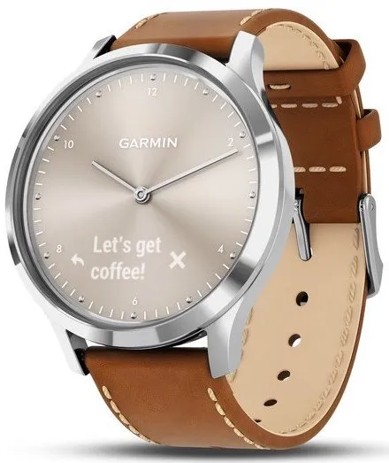 GRM Watch Vivomove HR Premium Steel Tan Leather D