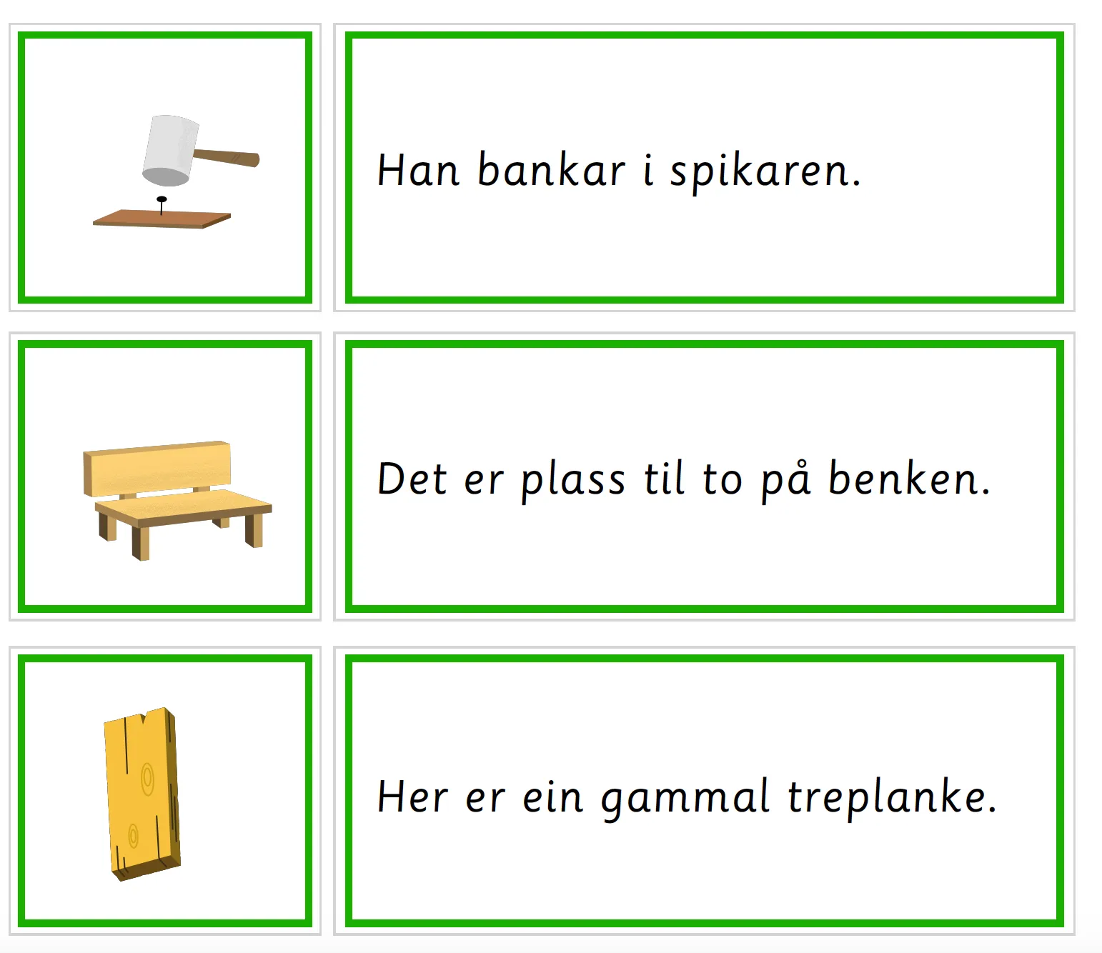 Grønn språkserie (Nynorsk) Minipakke - ng, gn og nk -lyd - Tom Petter