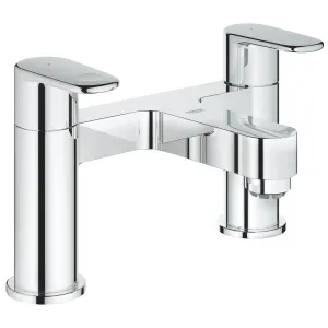 Grohe Deck Mounted Chrome Europlus Two-handled Bath filler 1/2"