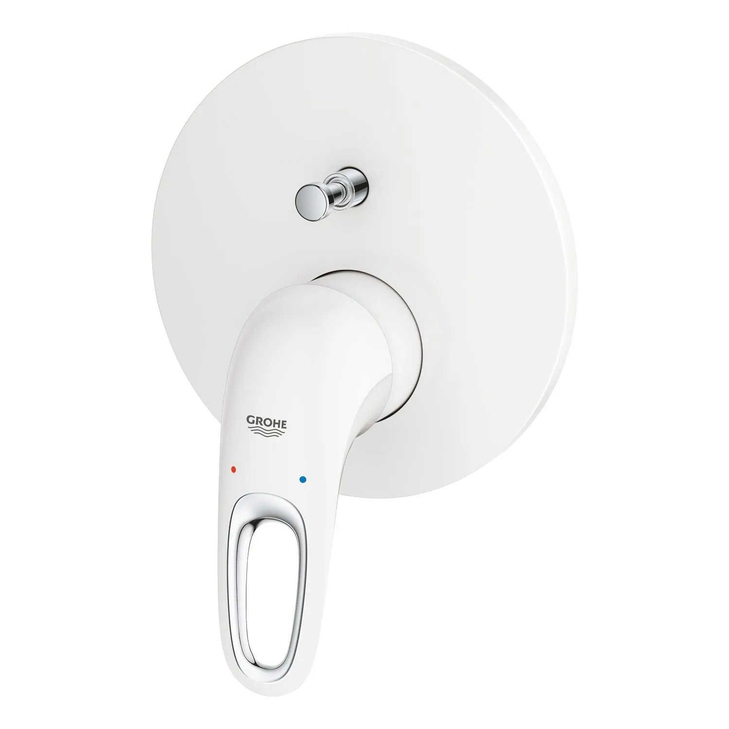 Grohe Moon White Eurostyle Single-lever mixer with 2-way diverter