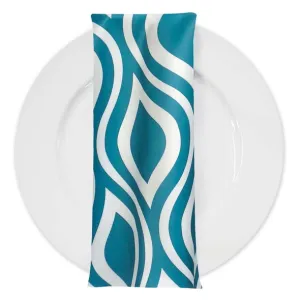 Groovy Print (Lamour) Table Napkin in Jade