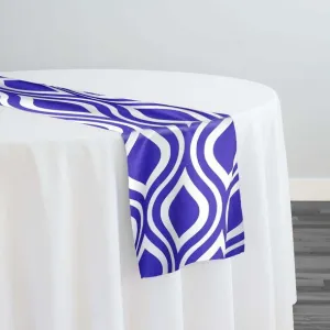 Groovy Print (Lamour) Table Runner in Purple