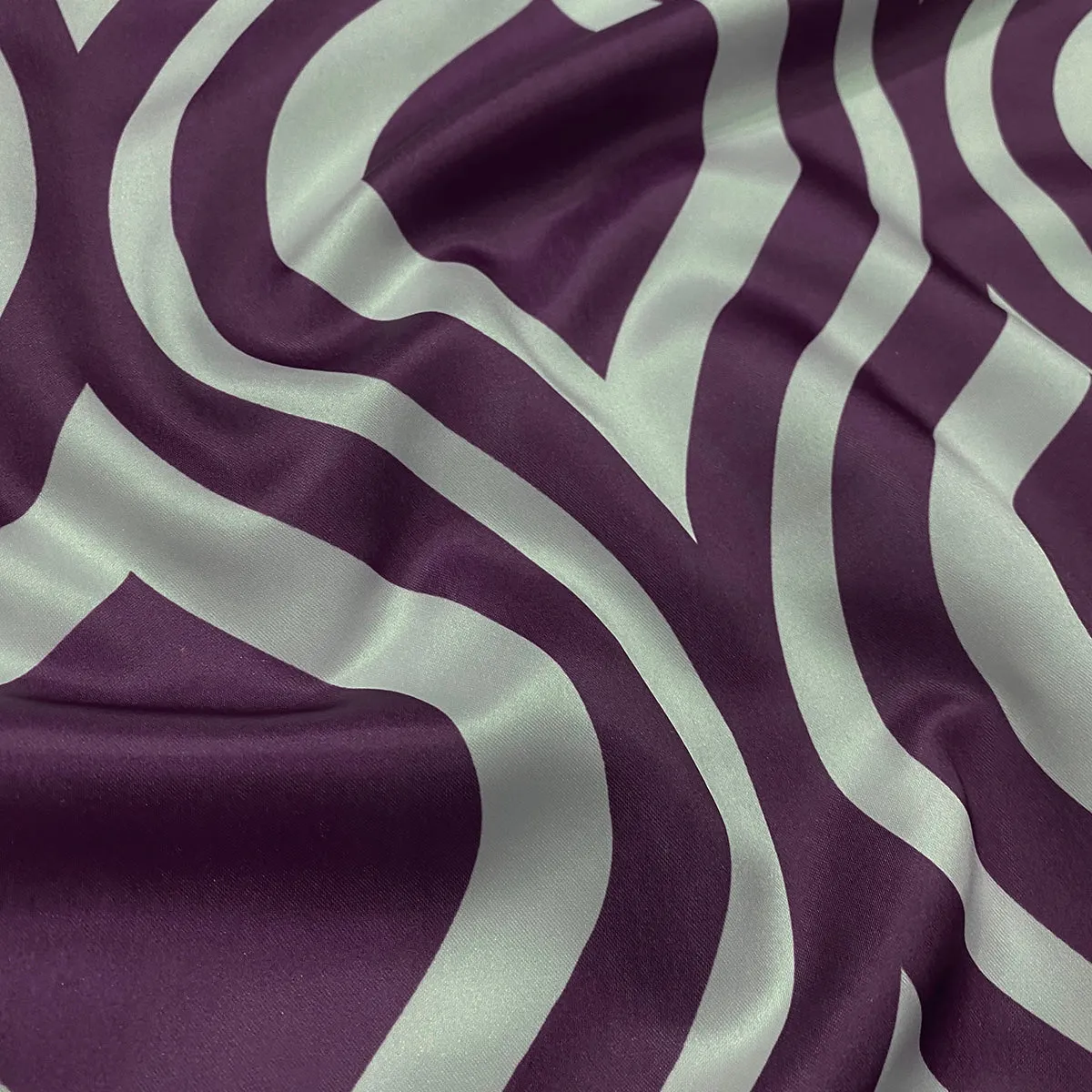 Groovy Print (Lamour) Wholesale Fabric in Plum