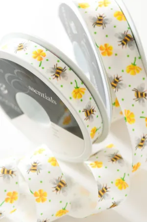 Grosgrain Ribbon - Busy Bees