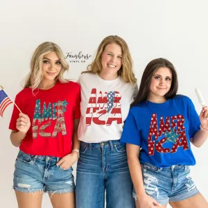 Group Distressed America Shirt