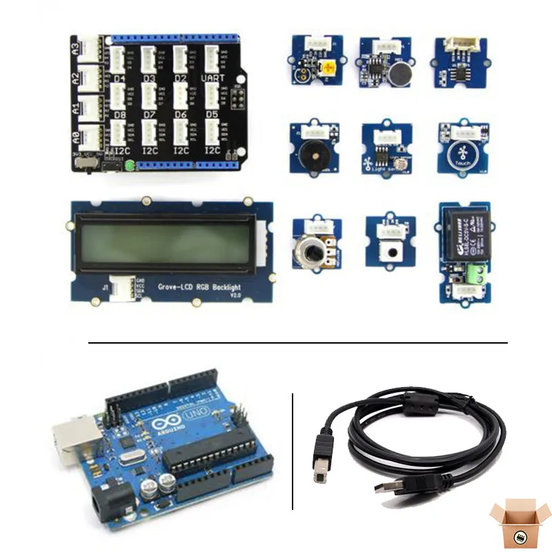 Grove starter kit for Arduino in classroom (e-course)