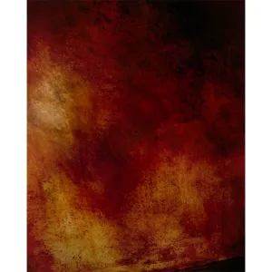 Grunge Red Printed Backdrop