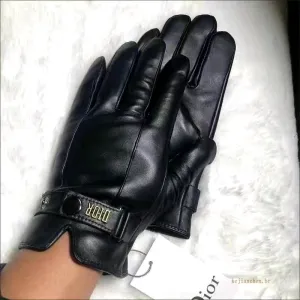 Guantes de lujo Dior piel de oveja de importación para dama