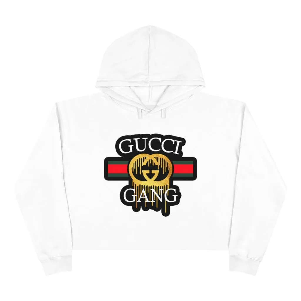 GUCC CANG CROP HOODIE