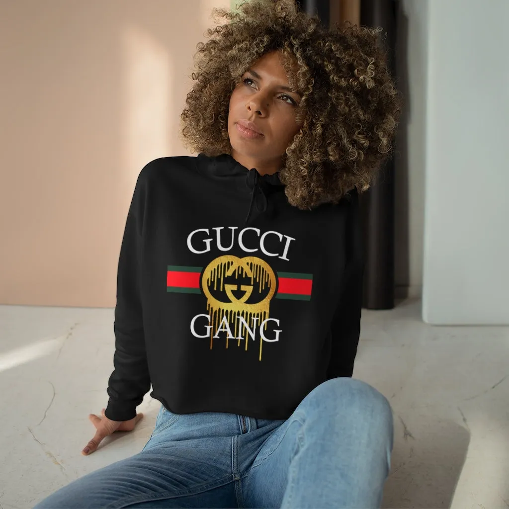 GUCC CANG CROP HOODIE