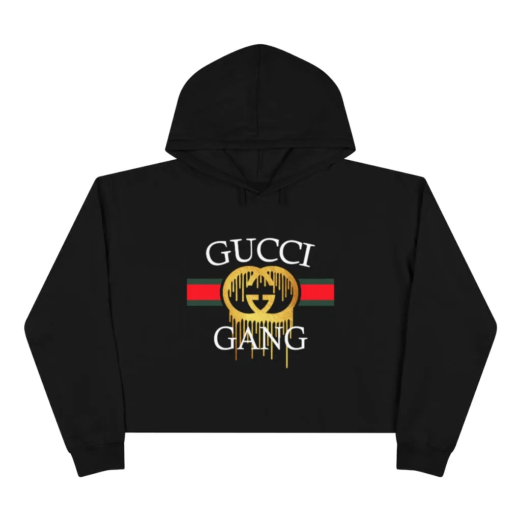 GUCC CANG CROP HOODIE