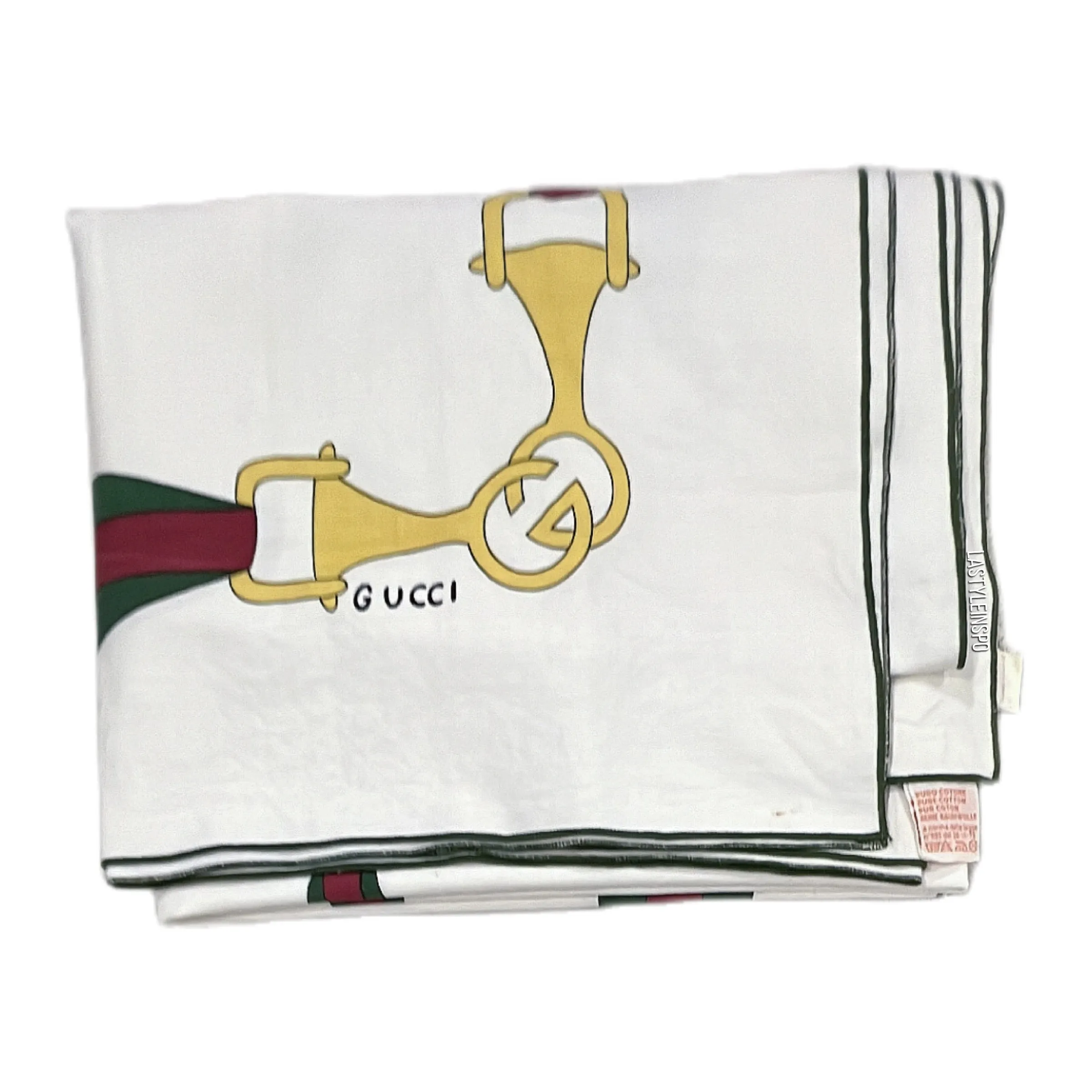 Gucci Table Cloth Authentic Vintage Horsebit Extra Large Rectangular