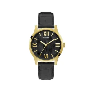 Guess Campbell Mens Dress Gold Stainless Steel Watch GW0250G2