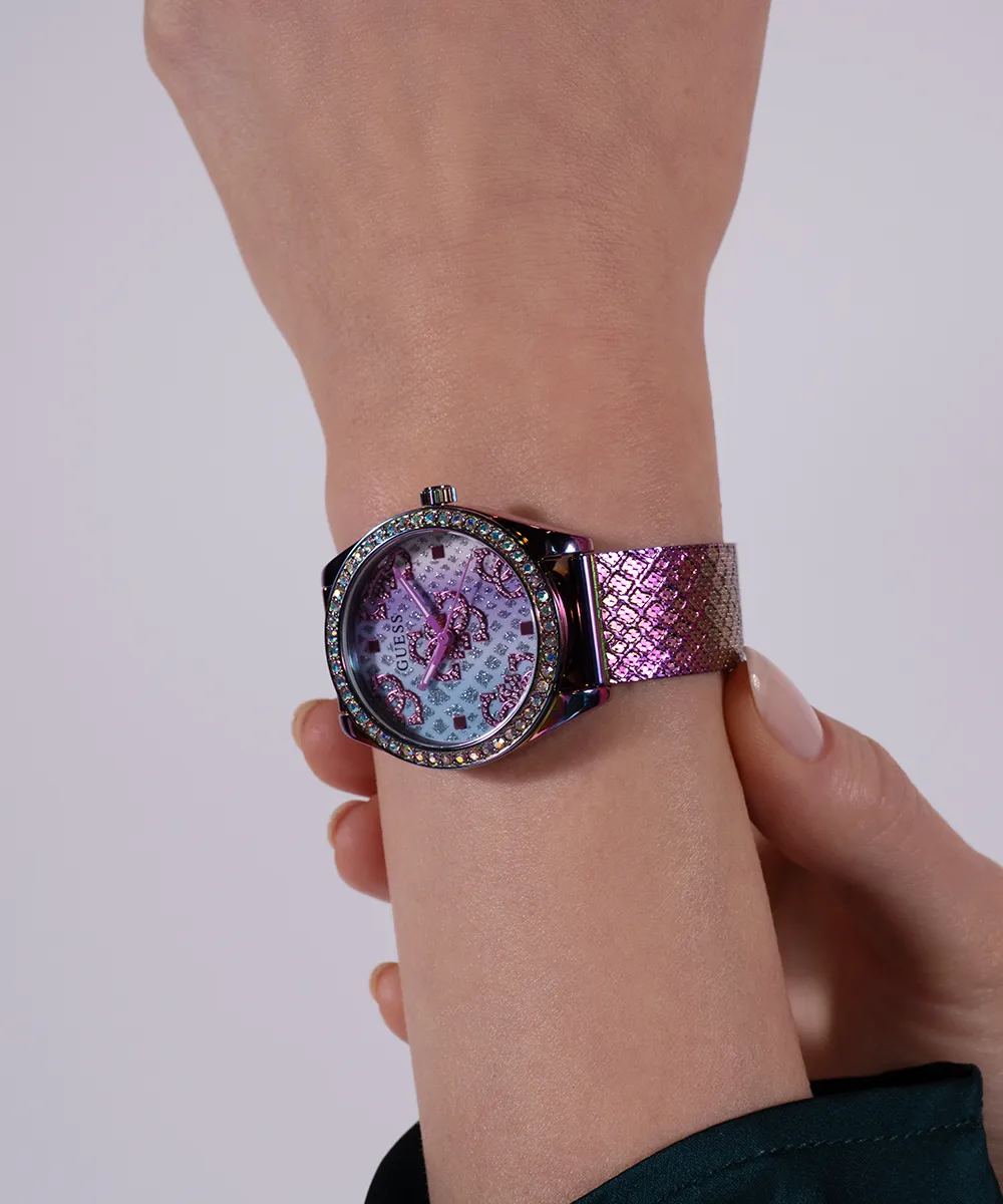 GUESS Ladies Iridescent Analog Watch