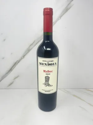 Guillermo de Mendoza, Malbec, Argentina, 750mL