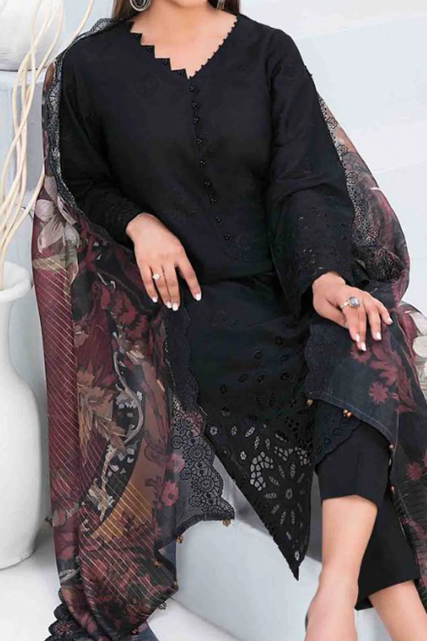 Gulmira By Tawakkal Unstitched 3 Piece Emb Lawn Collection'2024-D-9356