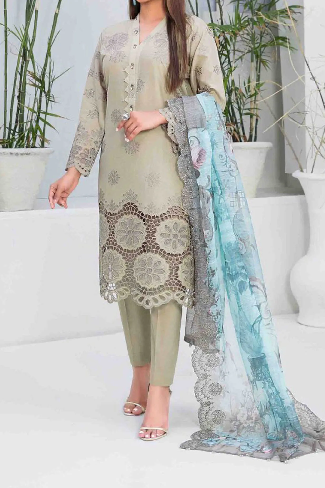 Gulmira By Tawakkal Unstitched 3 Piece Emb Lawn Collection'2024-D-9357