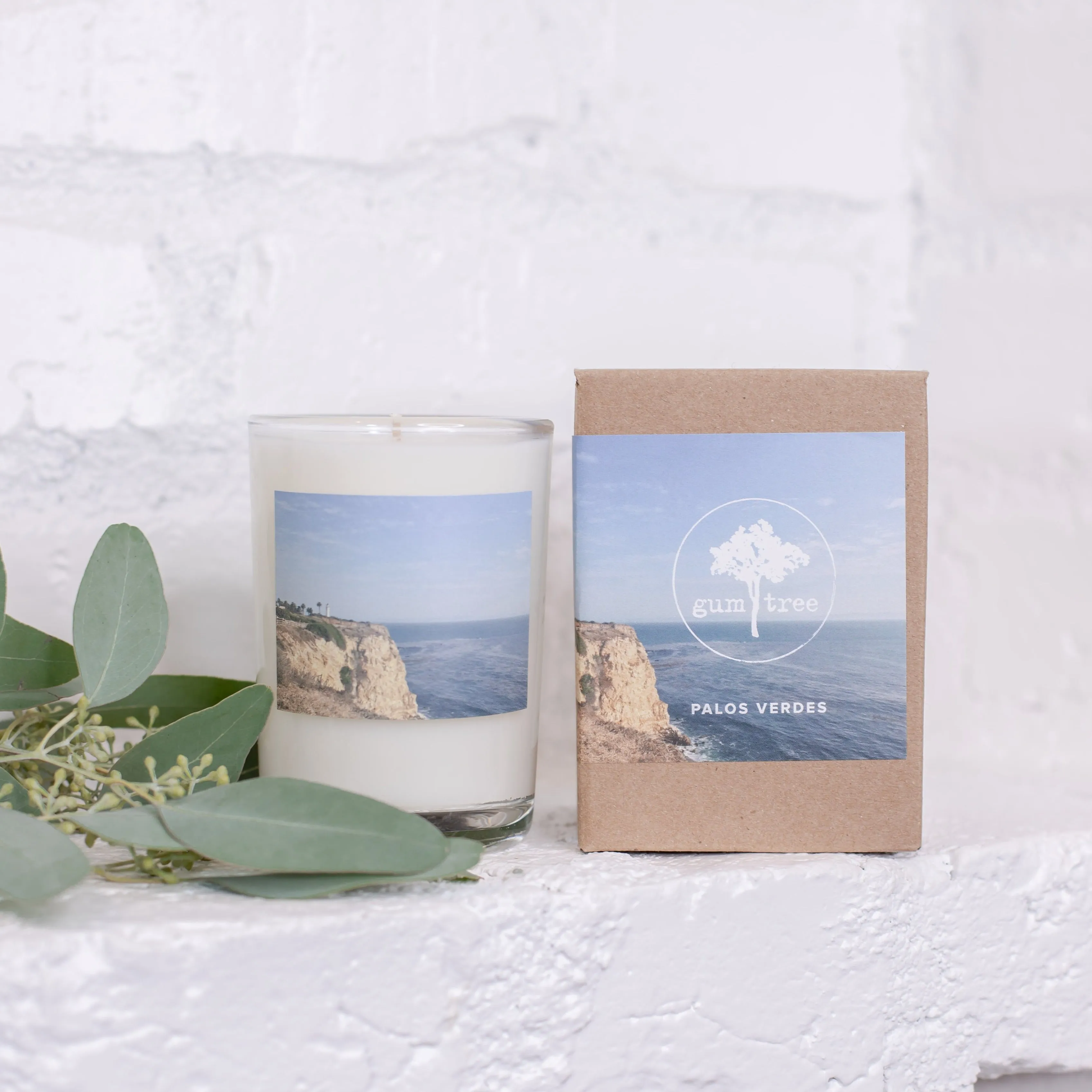 Gum Tree "Palos Verdes" Candle - Basil & Cypress