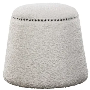 GUMDROP OTTOMAN-WHITE