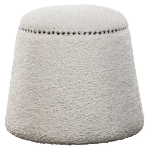 Gumdrop White Ottoman