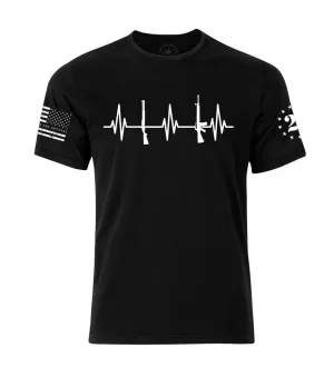 Gun Heartbeat T-Shirt | Pro Gun | Gun Lover | 2nd amendment | Defend the 2nd | Unisex T-shirt