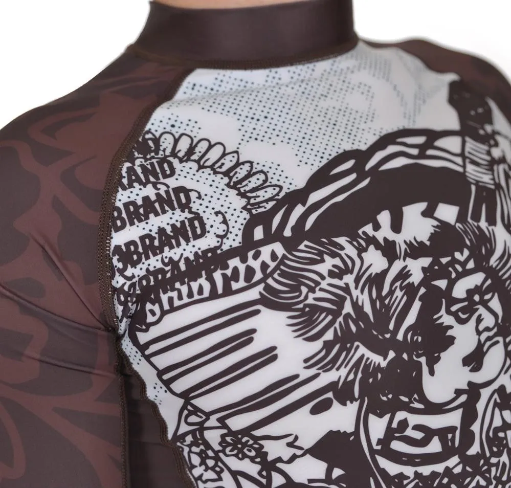 GUNBA IBJJF Ranked Rash Guard