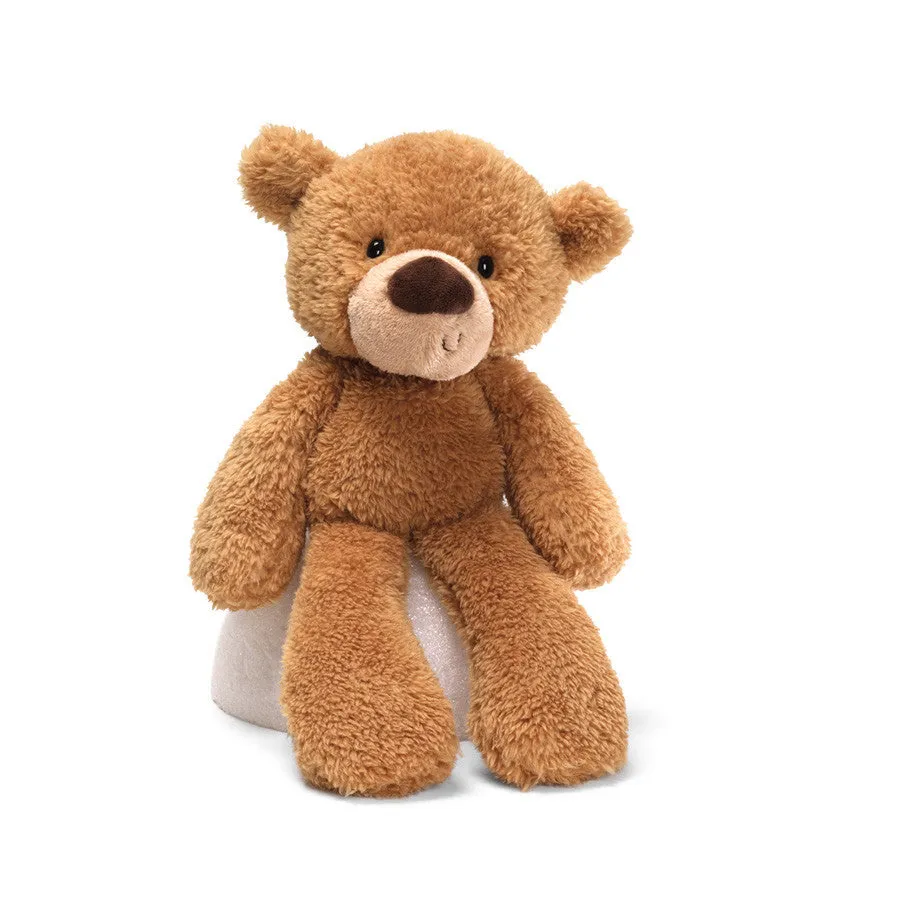 Gund Fuzzy Bear Beige 13.5"