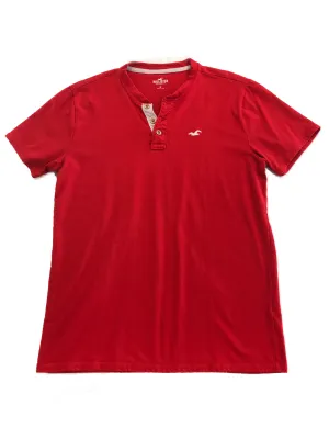 Guys M Hollister Red Shirts