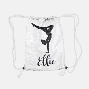 Gymnastics/ Dance Reverse Sequinned Personalized Bag