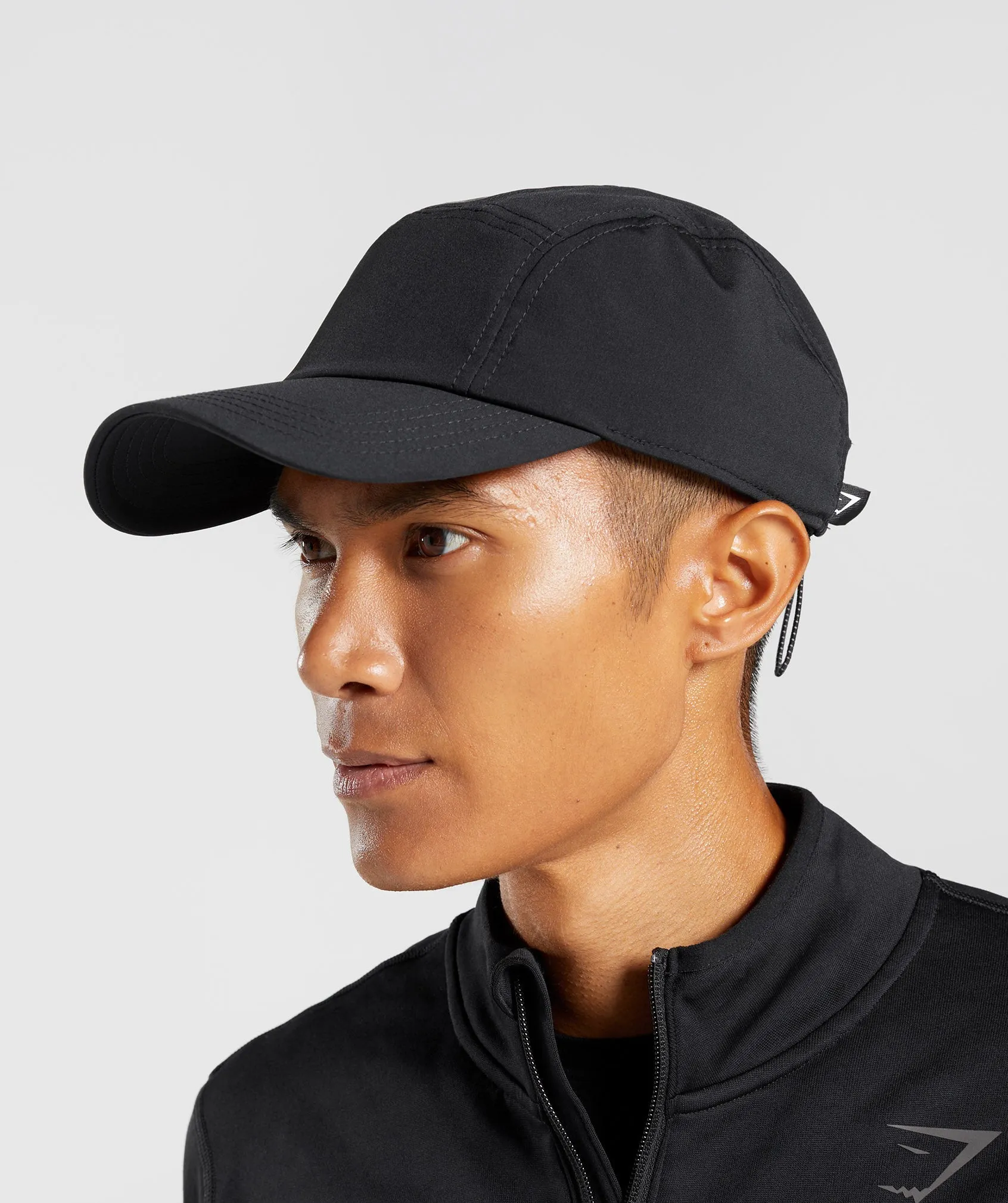 Gymshark 5 Panel Running Cap - Black