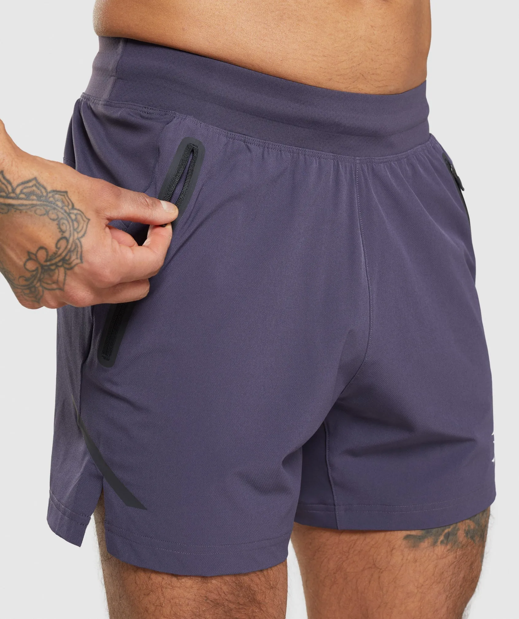 Gymshark Apex 5" Perform Shorts - Rich Purple