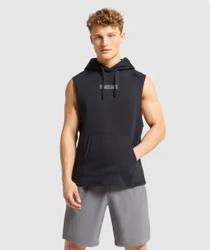 Gymshark Combat Sleeveless Hoodie - Black