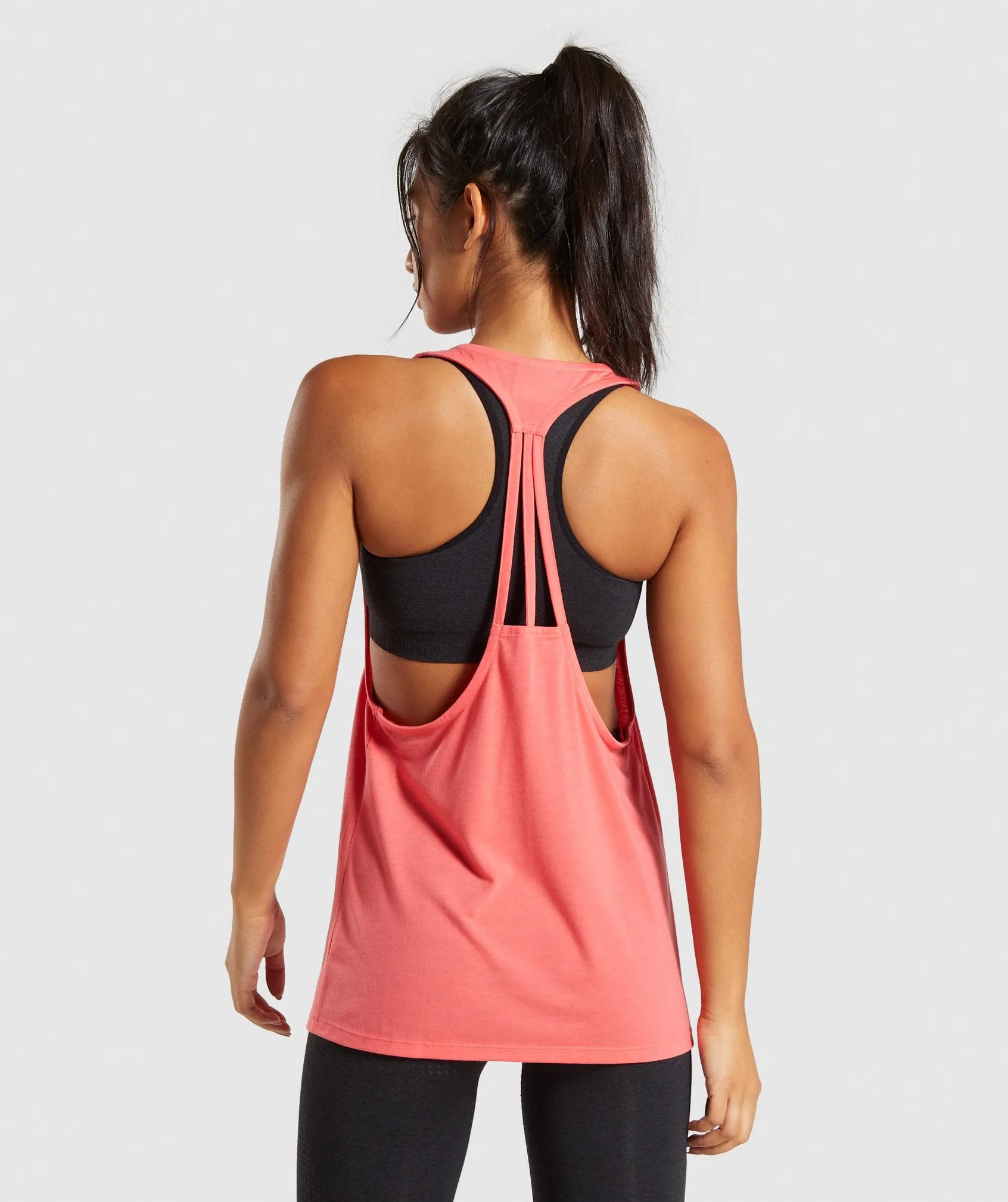 Gymshark Cut Out Vest - Coral