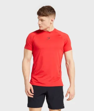 Gymshark Element Hiit T-Shirt - Red