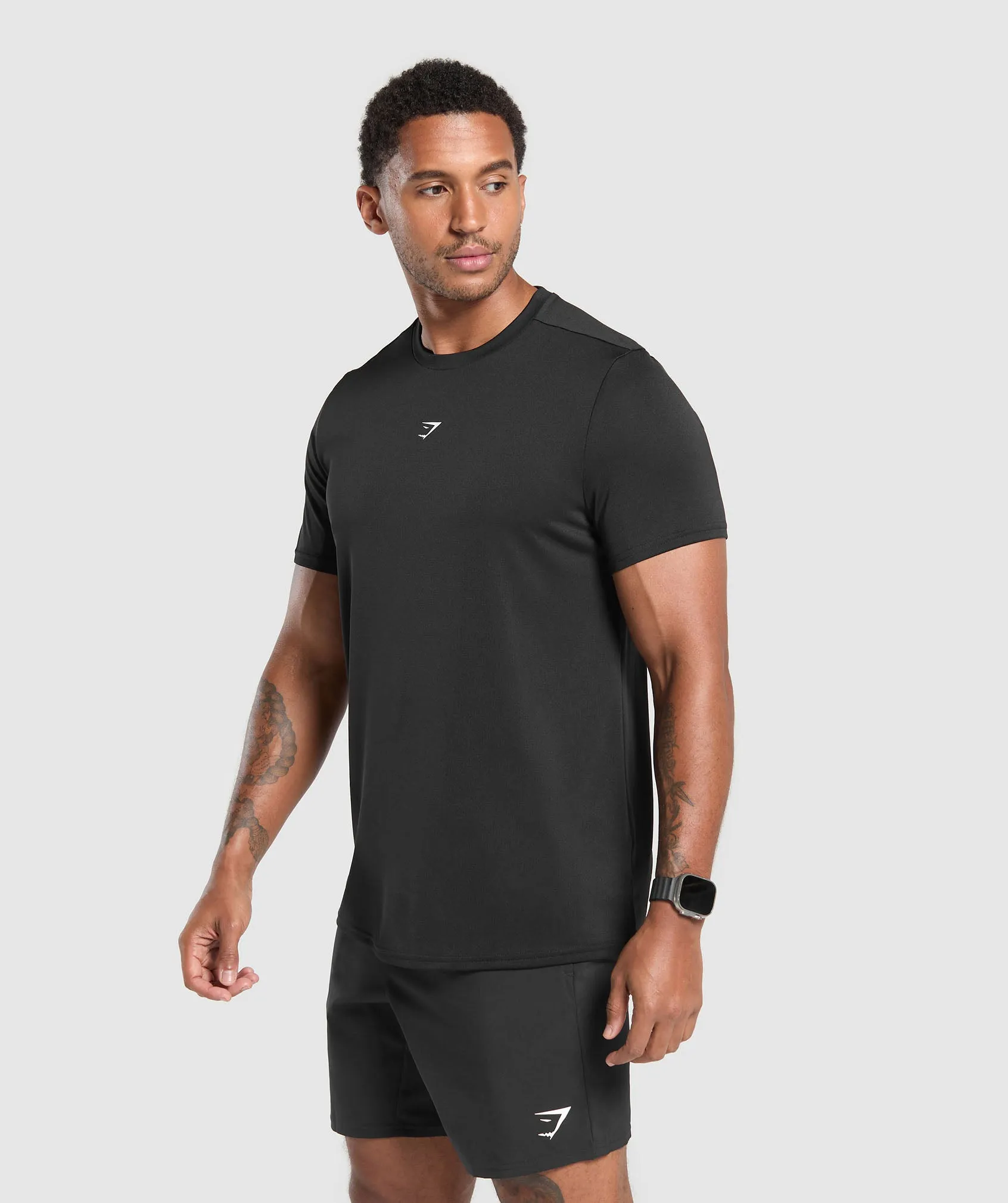 Gymshark Fitness Graphic T-Shirt - Black