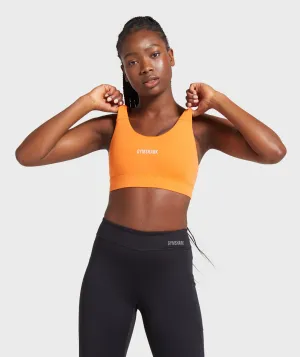 Gymshark Illumination Sports Bra - Orange