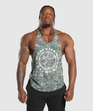 Gymshark Legacy Stringer - Unit Green