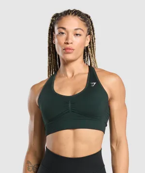 Gymshark Lift Contour Seamless Sports Bra - Green