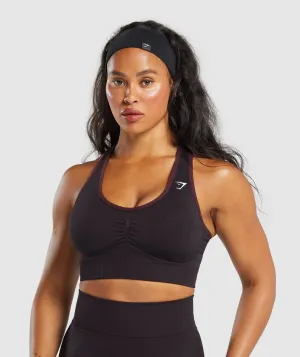 Gymshark Lift Contour Seamless Sports Bra - Purple