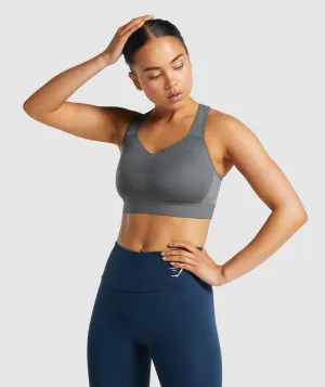 Gymshark Lightweight High Support Sports Bra - Charcoal