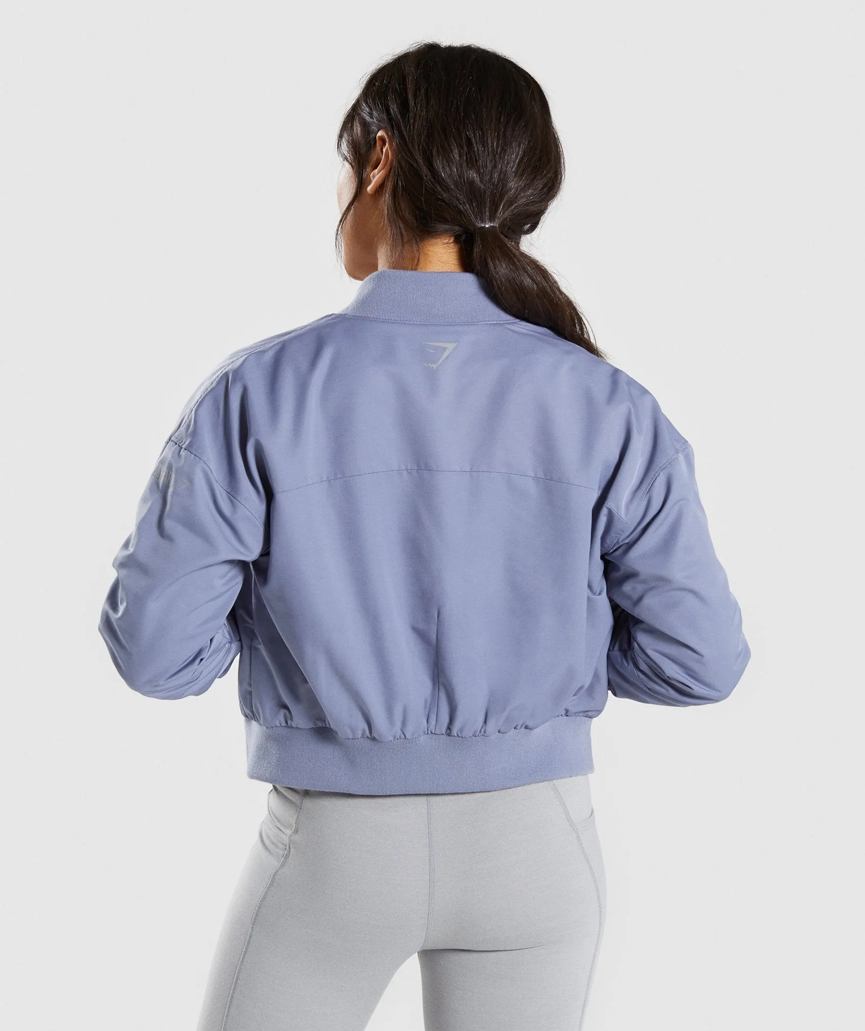 Gymshark Lo Bomber Jacket - Steel Blue