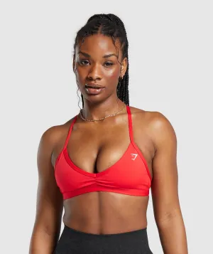 Gymshark Minimal Sports Bra - Jamz Red